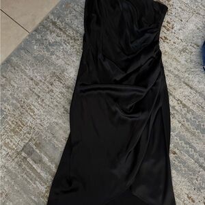 Elegant Black One shoulder dress